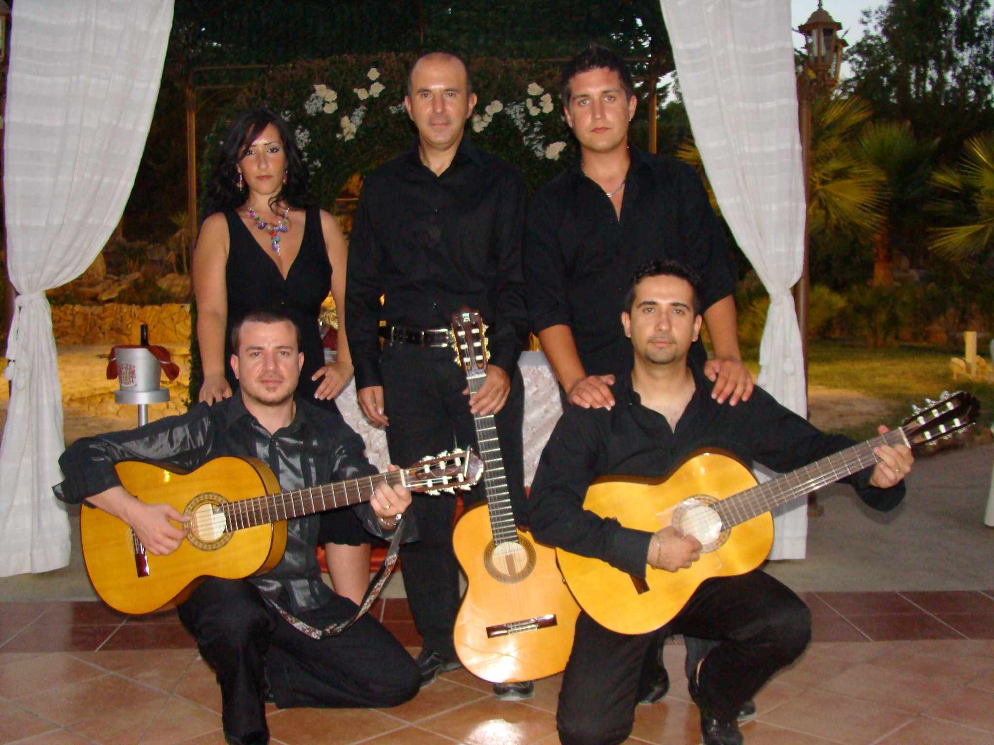 Soleada performing at a private event